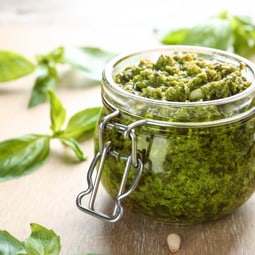 Diese Pesto ist saisonal.