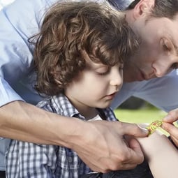 Schnittwunden bei Kindern