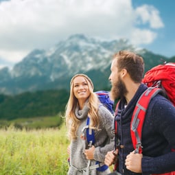 Wandern in den Schweizern Bergen