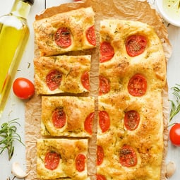 Glutenfreie Tomaten-Focaccia