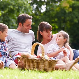 Ein Picknick für die ganze Familie