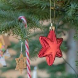 Sterne am Weihnachtsbaum