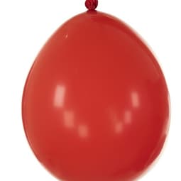 Verwenden Sie den aufgeblasenen Ballon als Stempel. 