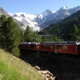 Weltberühmt: Die Brücken und Tunnels der Berninabahn.