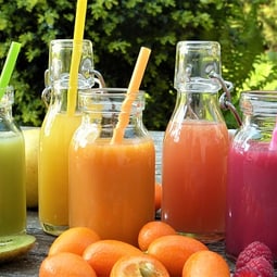 Fructose ist auch in Smoothies enthalten. 