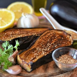 Aubergine grilliert