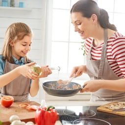 Zusammen kochen macht Spass