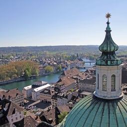 Die wunderschöne Altstadt von Solothurn ist einen Besuch Wert