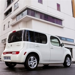 Mit Ecken und Kanten: Der Cube von Nissan.