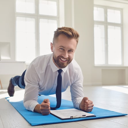 Fitnestraining im Büro