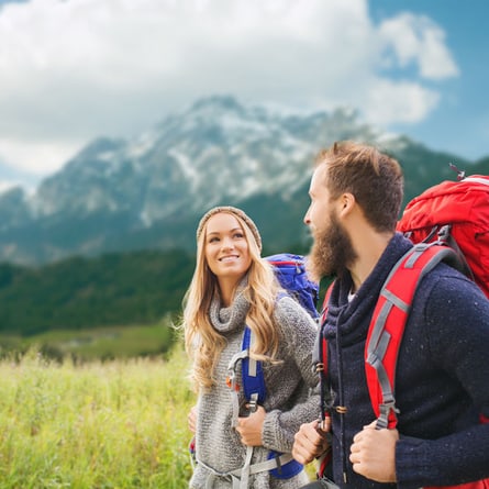 Wandern in den Schweizern Bergen