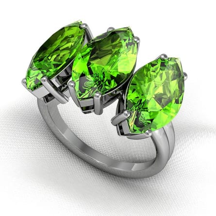 Ring mit Peridot