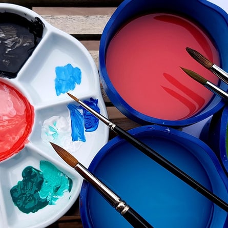 Acryfarbe
