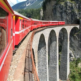 In der schönen Schweiz lässt's sich reisen 