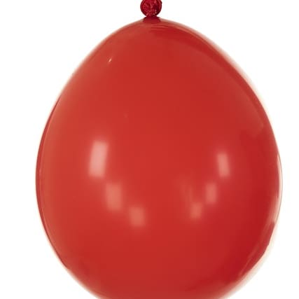 Verwenden Sie den aufgeblasenen Ballon als Stempel. 