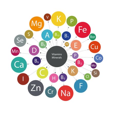 Vitamine und Mineralstoff Supplemente