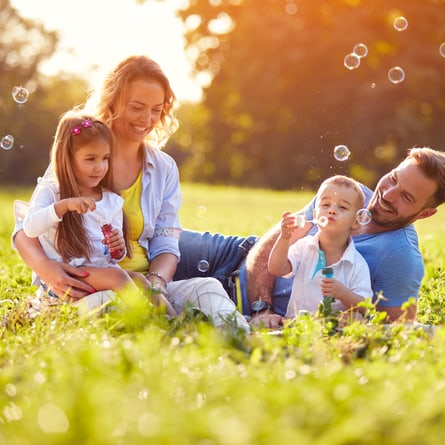 Glückliche Familie