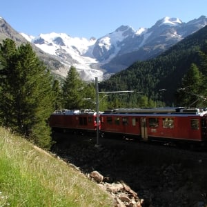 Weltberühmt: Die Brücken und Tunnels der Berninabahn.