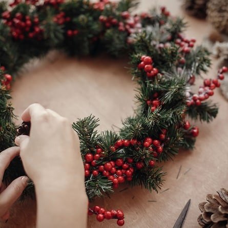 In der besinnlichen Vorweihnachtszeit gehört der Adventskranz einfach dazu