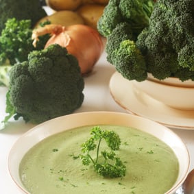 Cremesuppe - eine herzerwärmende Speise.