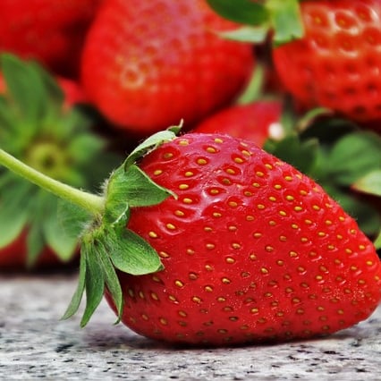 Frische Erdbeeren passen wunderbar dazu. 