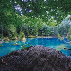 Blick auf den Blausee, (c) BLS