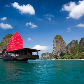 Idyllisch: Die Bucht von Ha Long, die zum Weltnaturerbe der Unesco gehört.