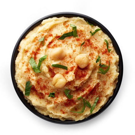 Humus, ein beliebter Brotaufstrich