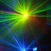 Lichtkünstler erschaffen visuelle Welten mit Hilfe von Laserstrahlen.